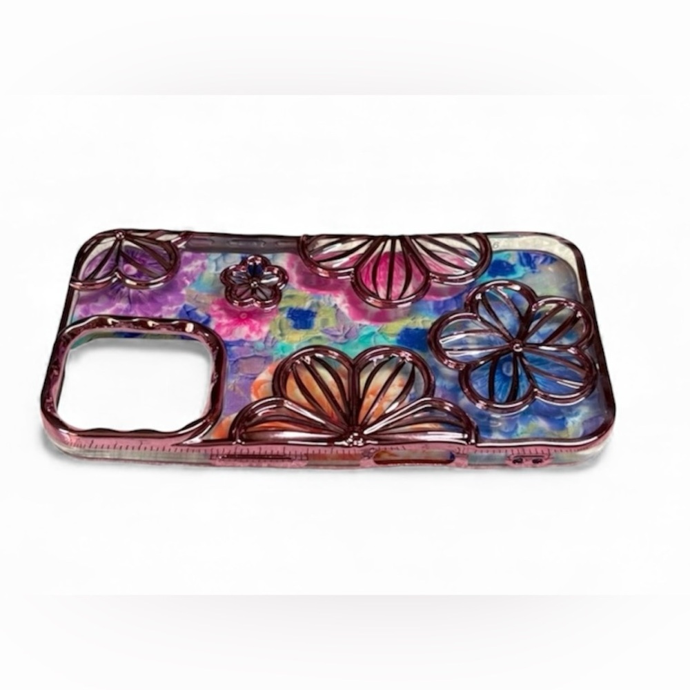 PINK Gold Floral Phone Case-iphone16 NEW